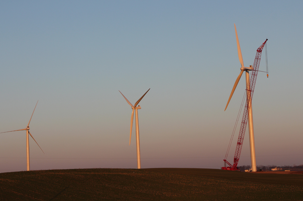 EcoGrove Wind Farm Wind Turbine Installation
