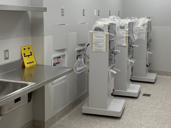 Dialysis Machine Cleaning Room